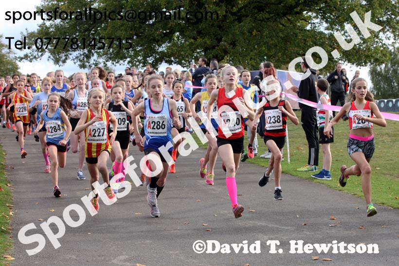 Girls under-13s 3 stage road relay, 2017 ERRA 6 and 4 Stage and Junior Relays. Photo:  David T. Hewitson/Sports for All Pics